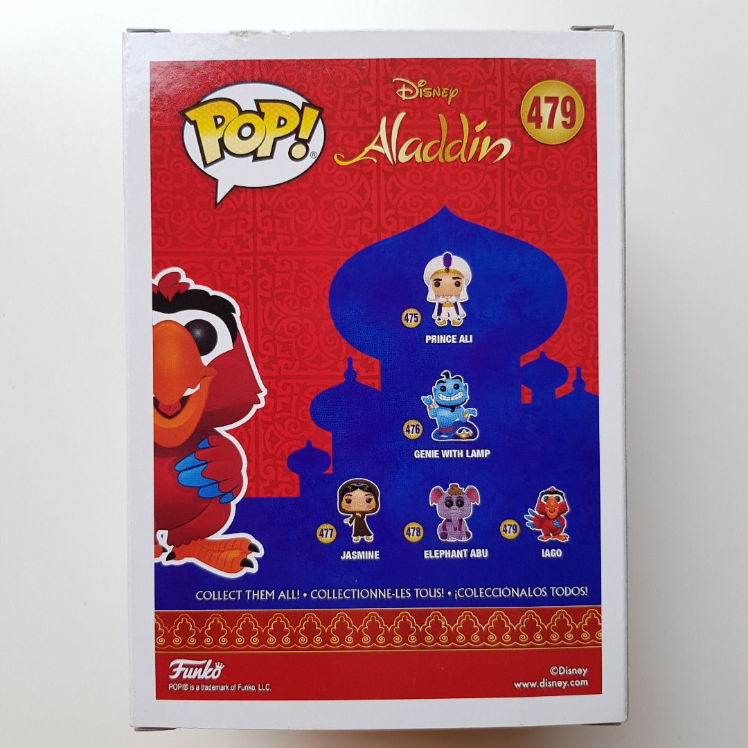 Funko Pop! Iago - Aladdin, Hobbies & Toys, Toys & Games on Carousell