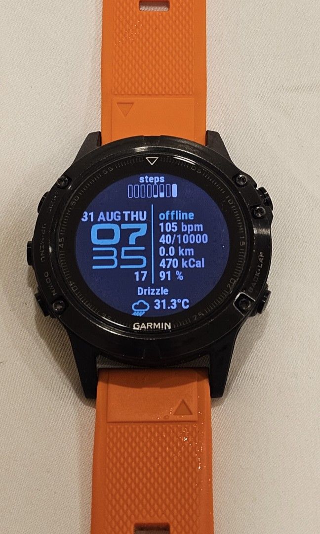 Garmin fenix clearance 5 plus orange