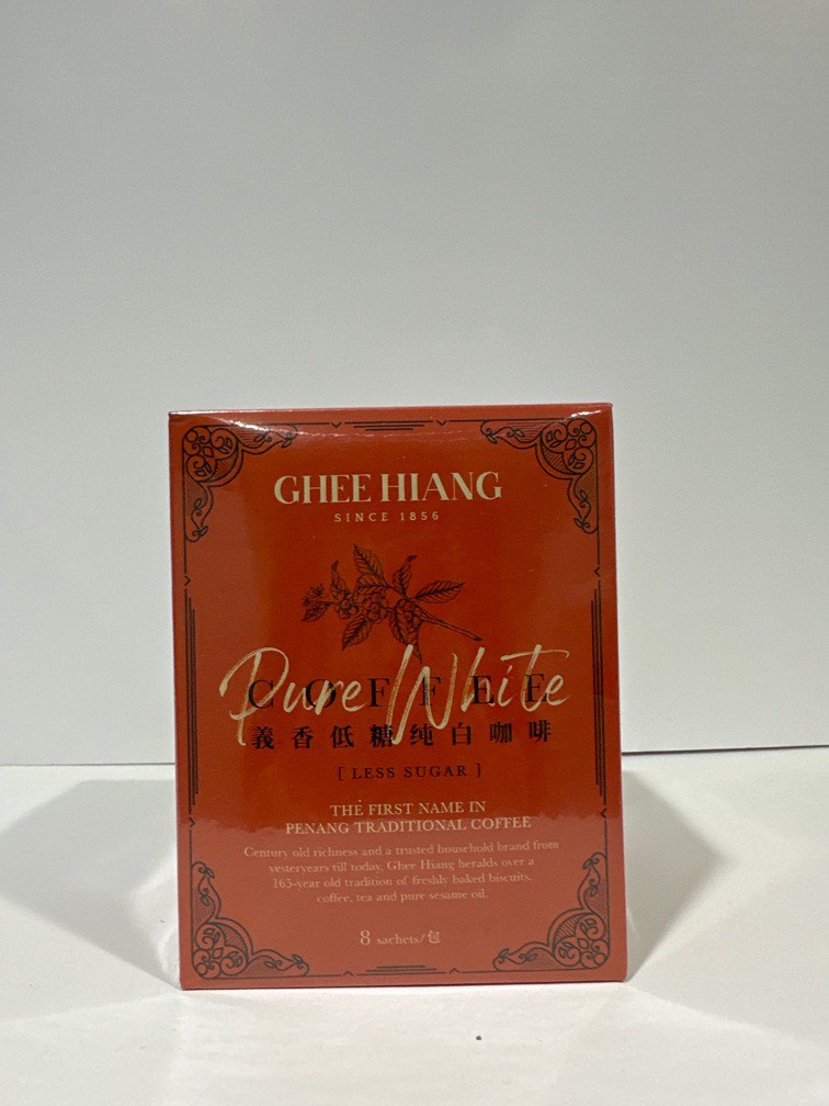 Ghee Hiang Pure White Coffee less sugar, TV & Home Appliances, Kitchen Appliances, Coffee