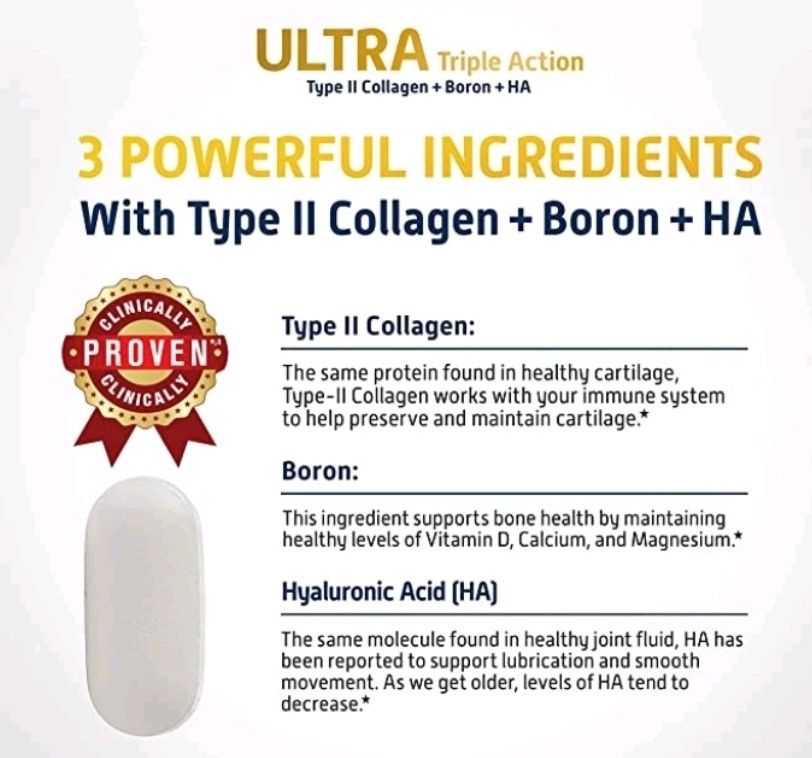 Glucosamine with collagen, Health & Nutrition, Health Supplements