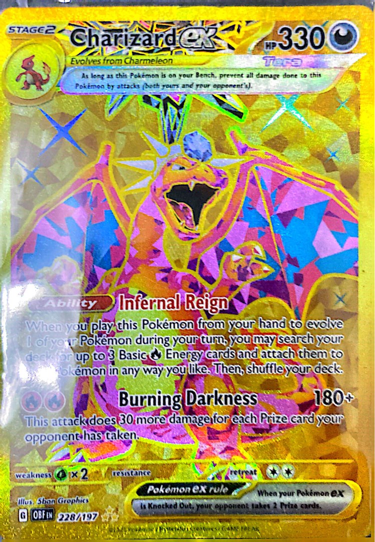 Golden Charizard Ex Tera More Hobbies Toys Toys Games On Carousell Golden Charizard Ex Tera More Hobbies Toys Toys Games On Carousell