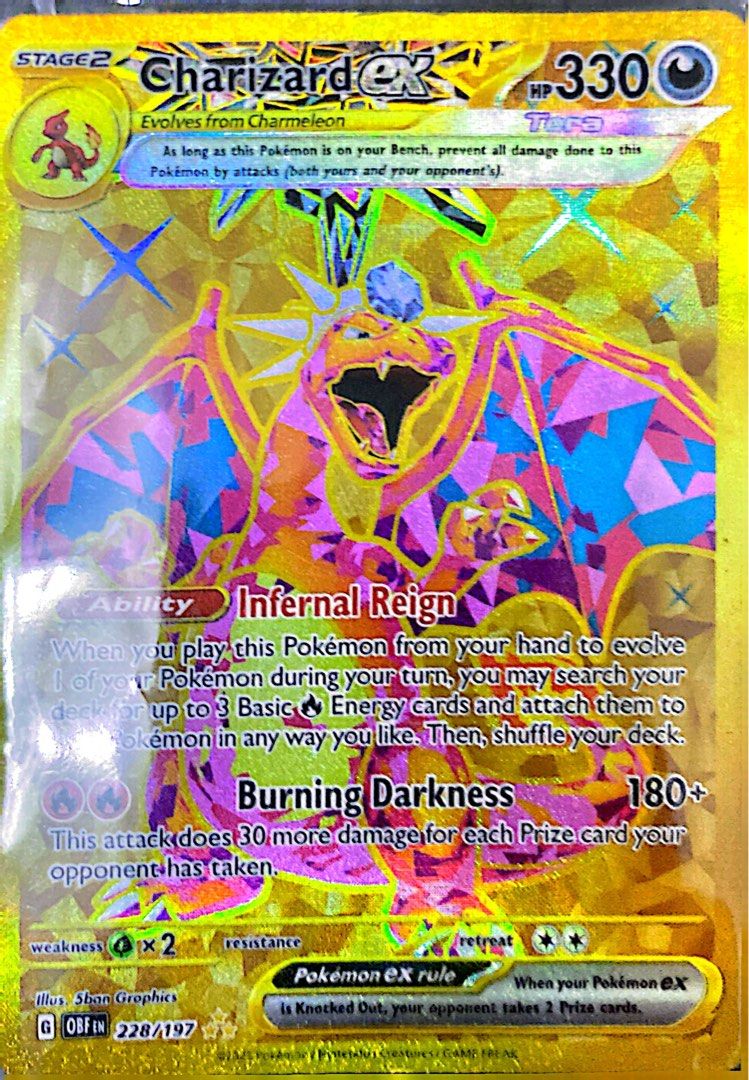 Golden Charizard Ex Tera More Hobbies Toys Toys Games On Carousell golden-charizard-ex-tera-more-hobbies-toys-toys-games-on-carousell