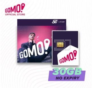 GOMO SIM with 30GB No Expiry + FREE Shipping