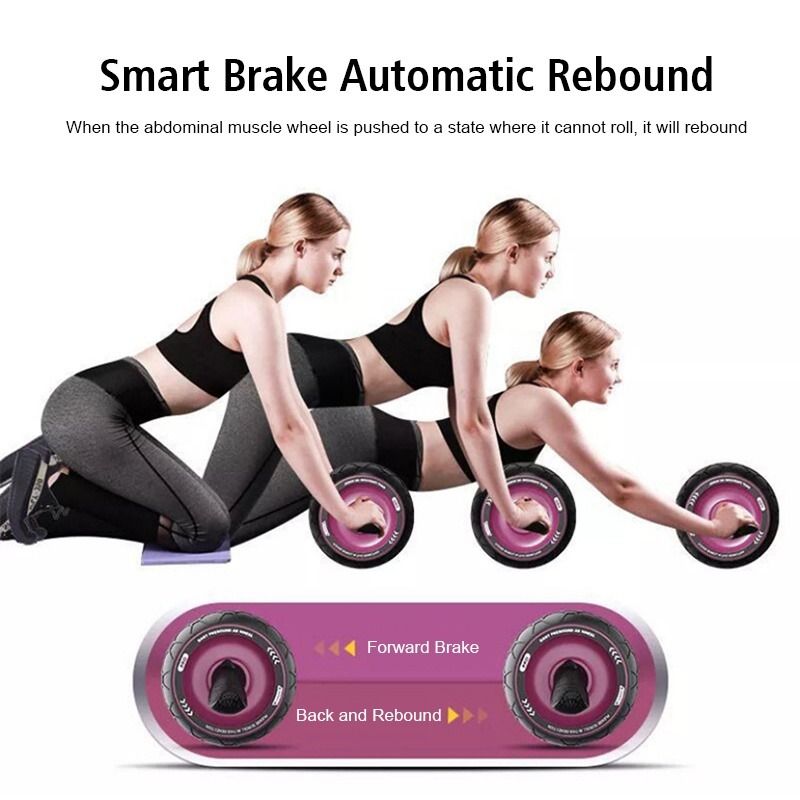 Good Quality Abdominal Wheel Ab Exercise Rollers Fitness Wheel Strength Gym Home Fitness Exercise Sports Equipment Exercise Fitness Toning Stretching Accessories on Carousell