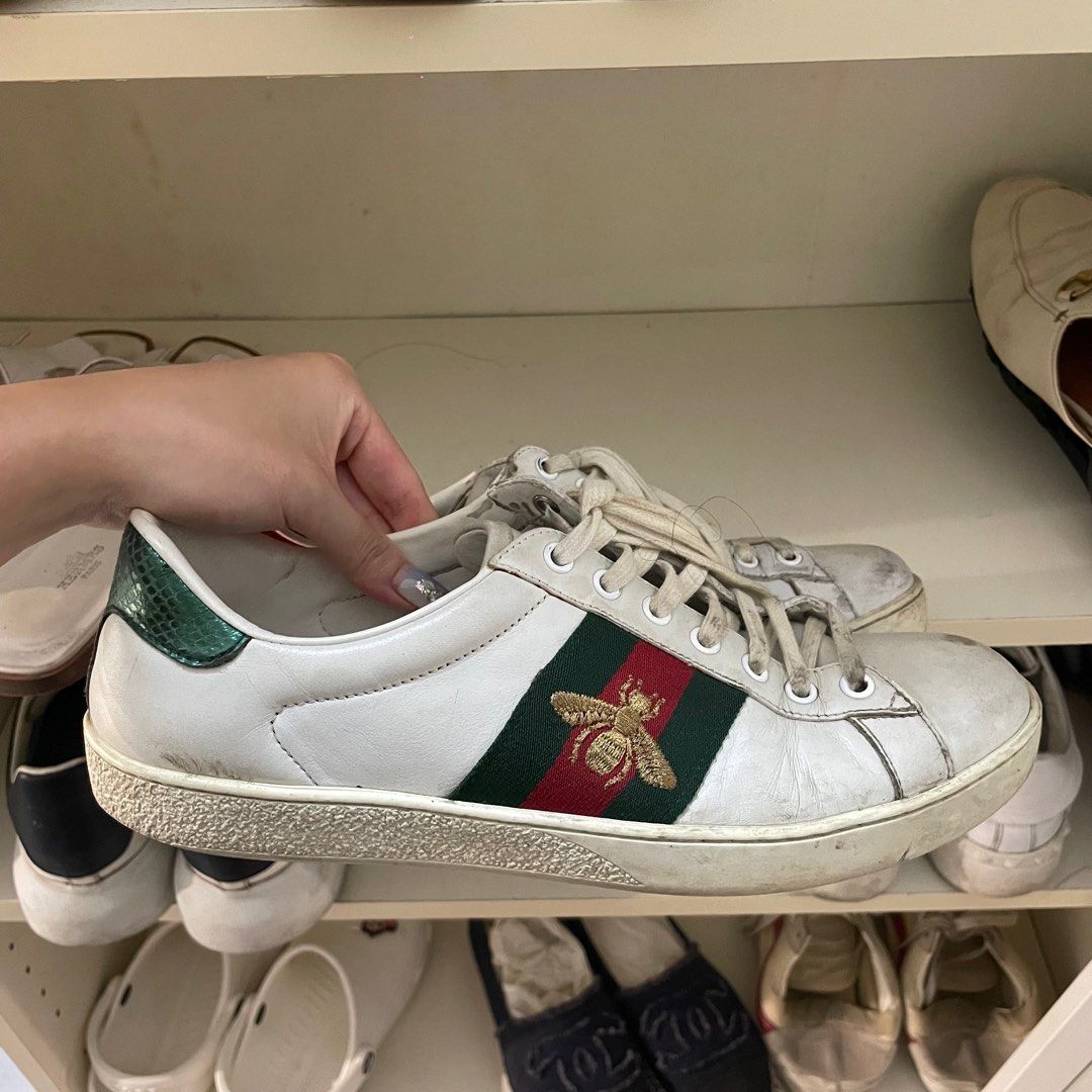 gucci ace bee sneakers US7 Luxury Sneakers Footwear on Carousell