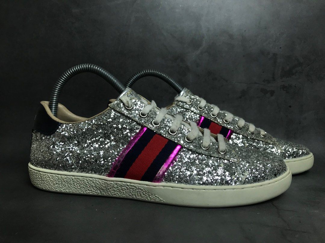 Gucci glitter ace best sale sneakers