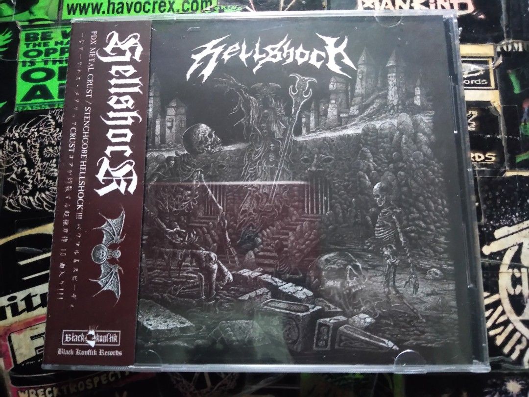 Hellshock - S/T Crust Punk CD on Carousell