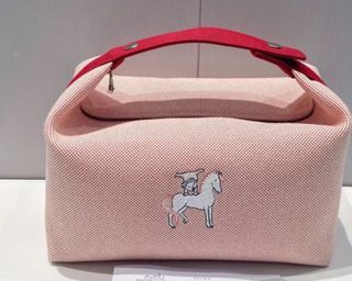 💎SUPER RARE] Hermes Trousse Bride-A-Brac Bag Pink PM Size 爱马仕
