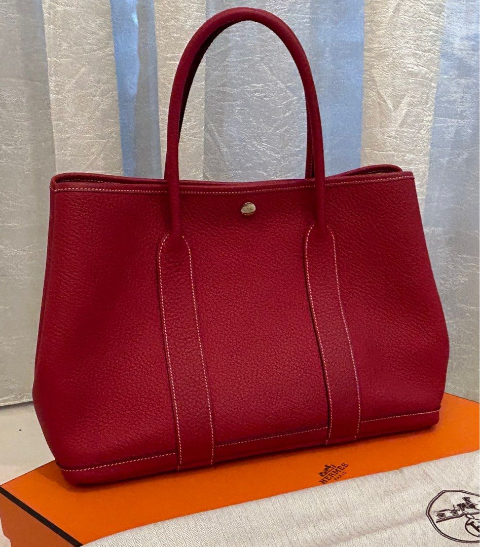 Hermes Garden Party 36 Etoupe, Luxury, Bags & Wallets on Carousell