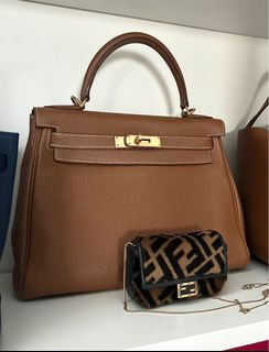 Hermes Kelly 28 Chamonix, Luxury, Bags & Wallets on Carousell