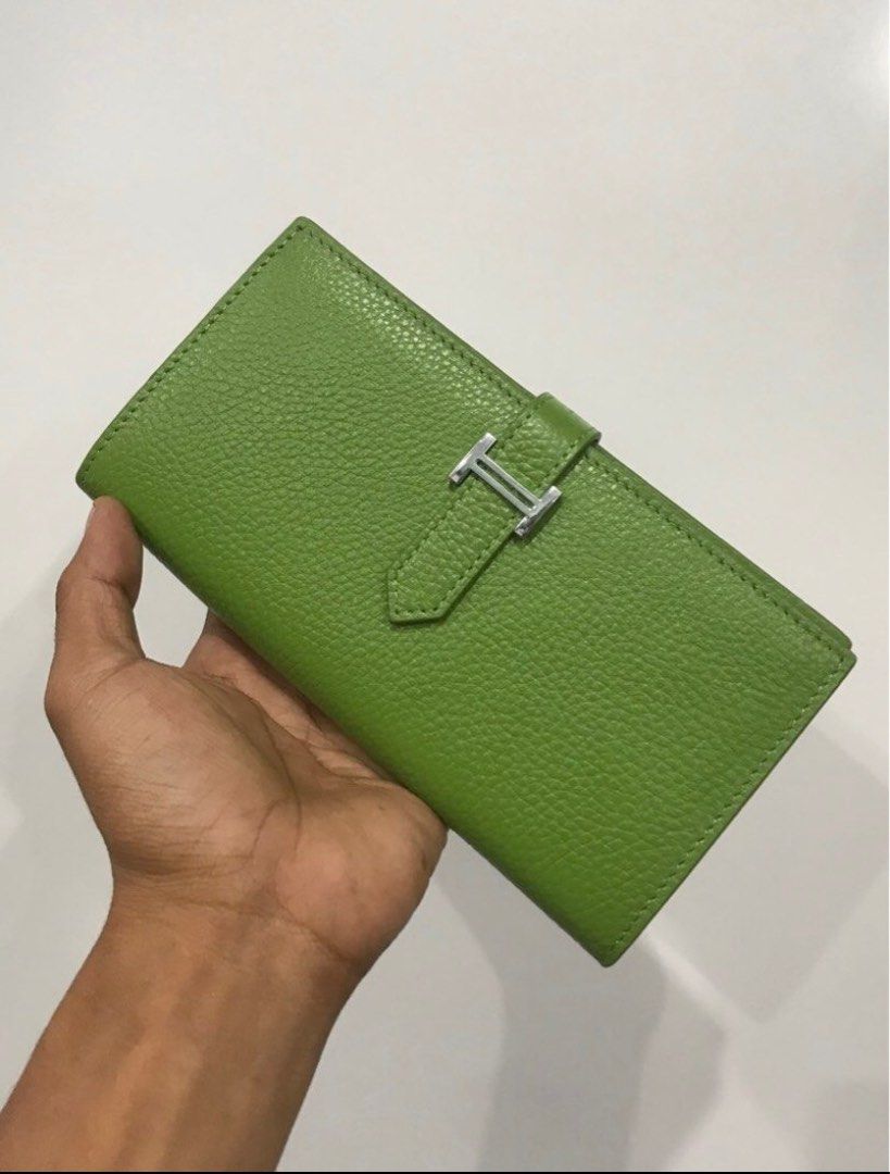 Hermes green purse outlet