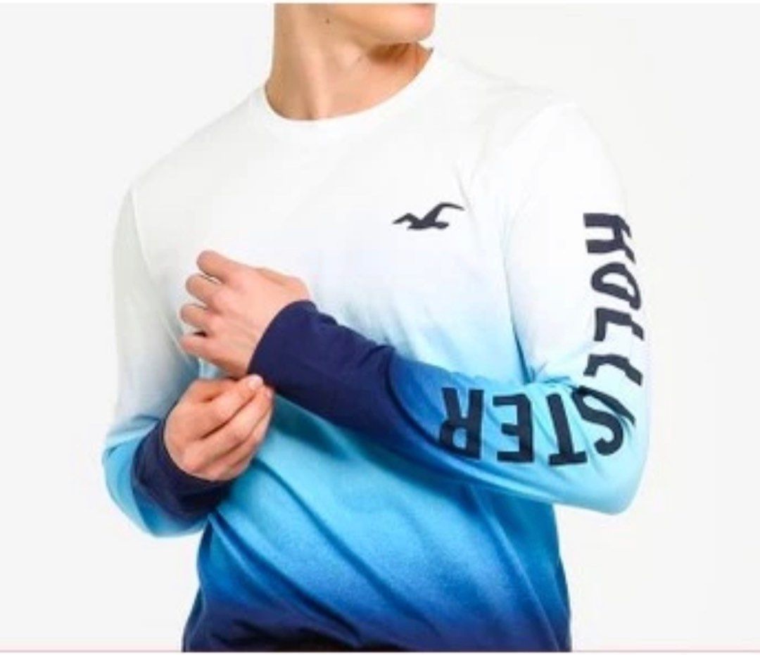 Hollister blue ombre shirt shop
