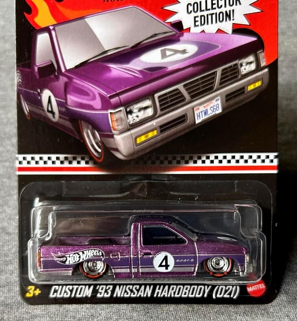 Hot Wheels CUSTOM '93 NISSAN HARDBODY (D21) Collector Edition Mail In ...