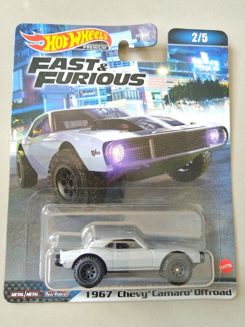 Hot Wheels Premium 1/64 – 1967 Chevy Camaro Offroad Z/28 Fast & Furious