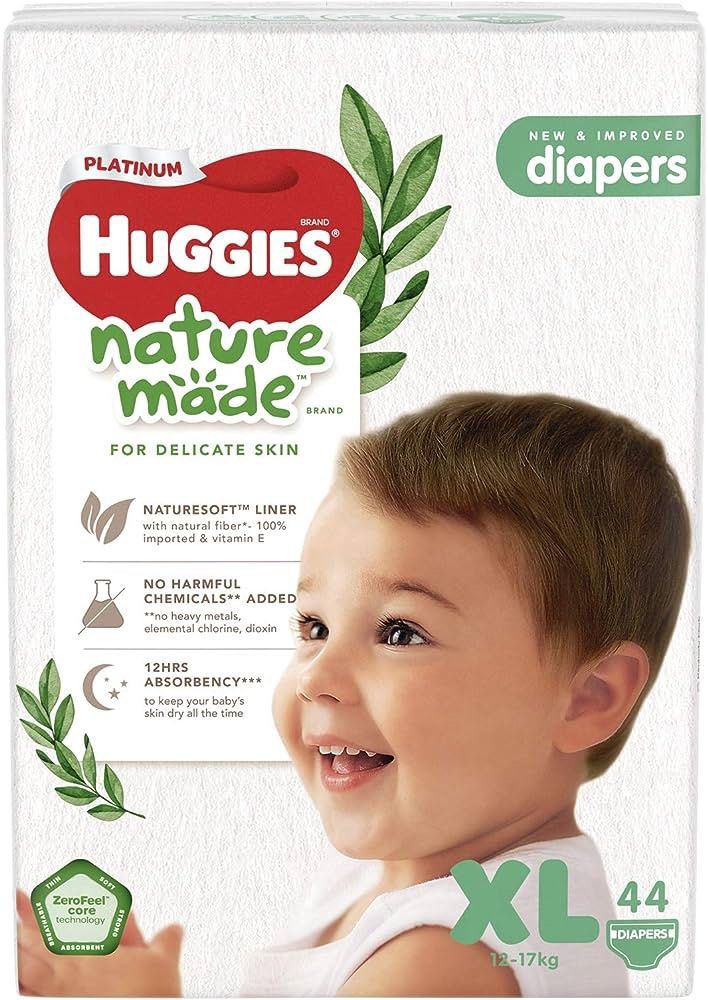 Huggies taped shop diapers
