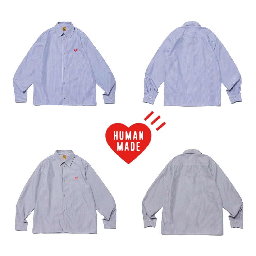 新着🌟4/9直送到港🚚Human Made 9月新着Human Made Shirt SNAP BUTTON