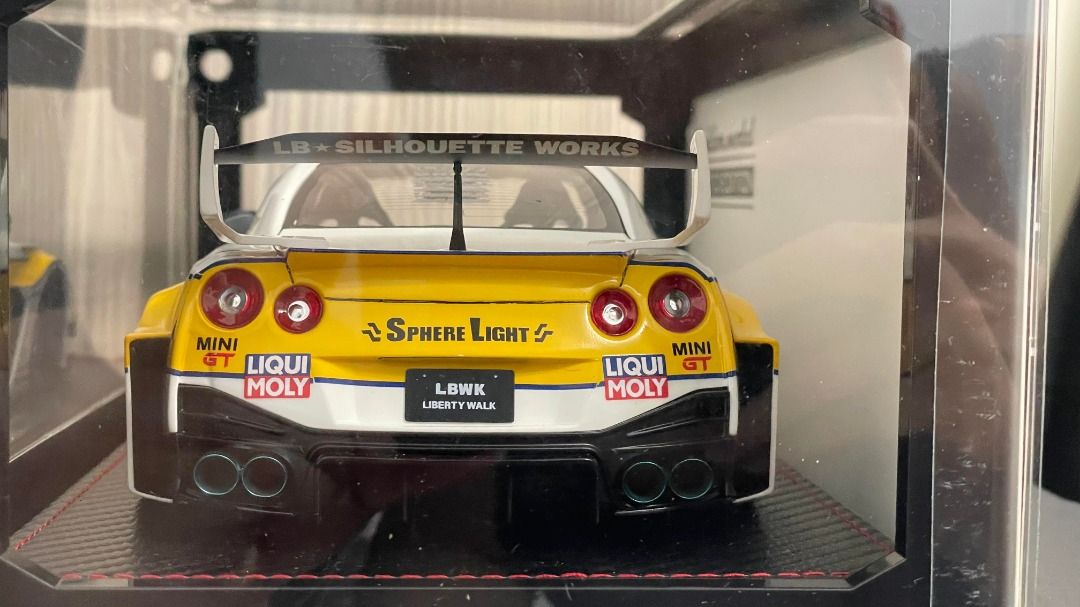 Ignition Model 官網70台限定版IG 1/18 IG2959 LBWK 35GT RR 白/黃附
