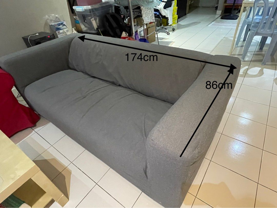 IKEA 2 seater sofa, Furniture & Home Living, Furniture, Sofas on Carousell