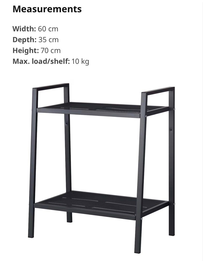 IKEA LERBERG Shelf Unit, Furniture & Home Living, Furniture, Shelves