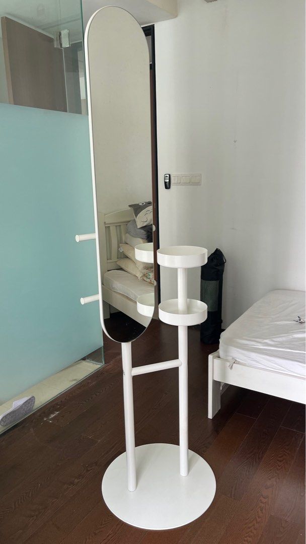IKEA LIERSKOGEN Valet Stand with Mirror, Furniture & Home Living, Home