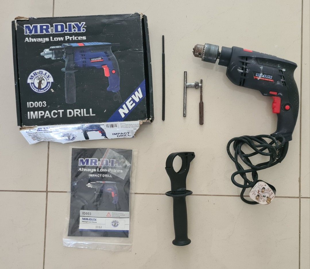 Mr diy impact drill outlet