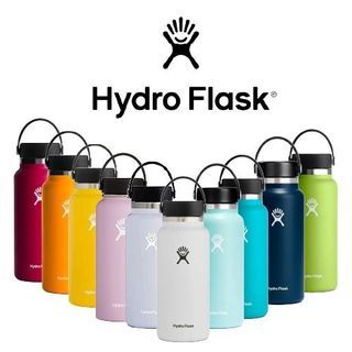 [In Stock] HydroFlask 32OZ WideMouth (White /SeaGrass/Fog/Laguna/Starfish/Dew/Snapper/Sunflower/Lilac)