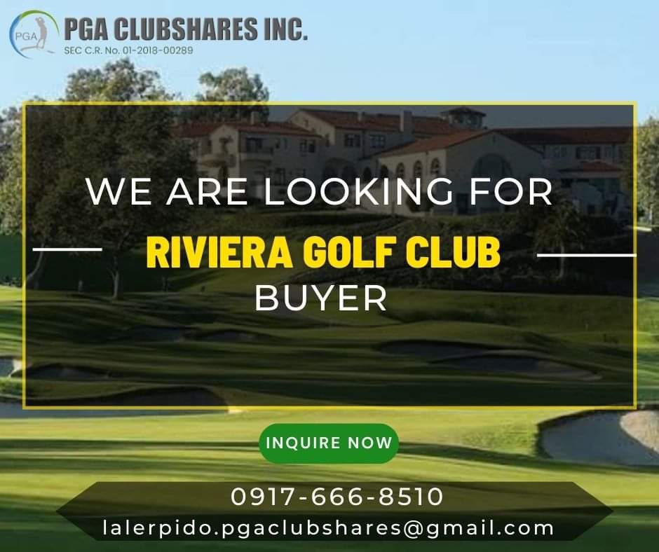 Interested to Buy Riviera Golf Club? Pm me on Carousell