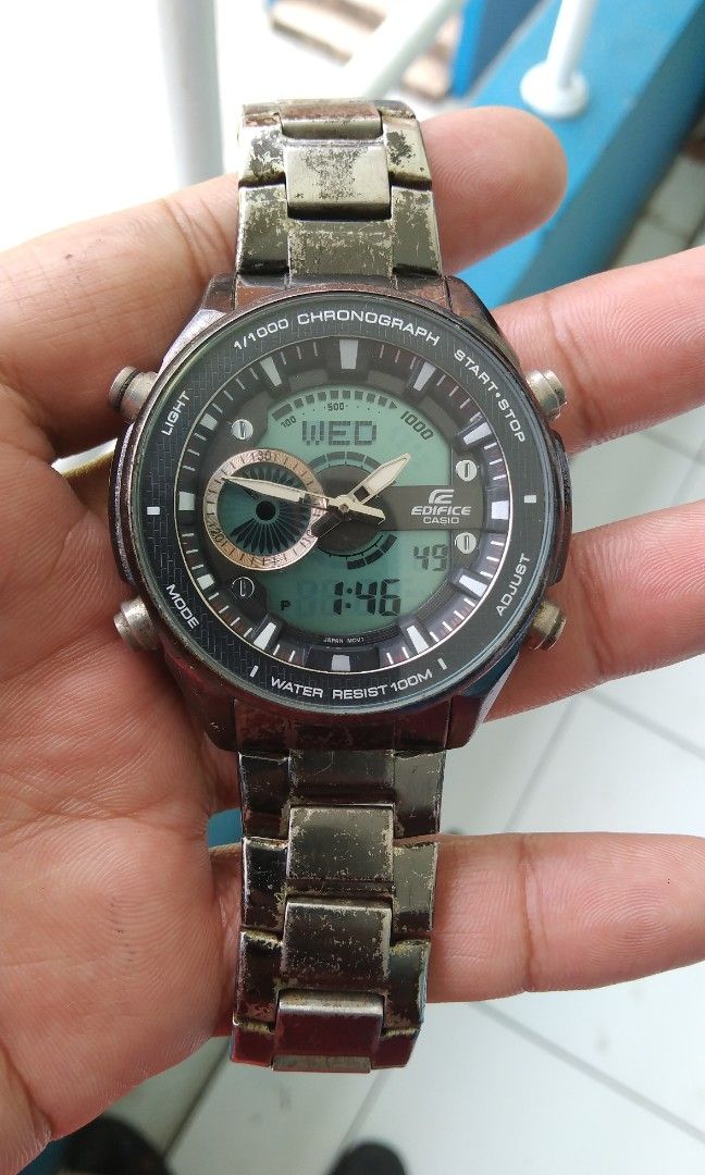Cara setting 2025 jam edifice casio