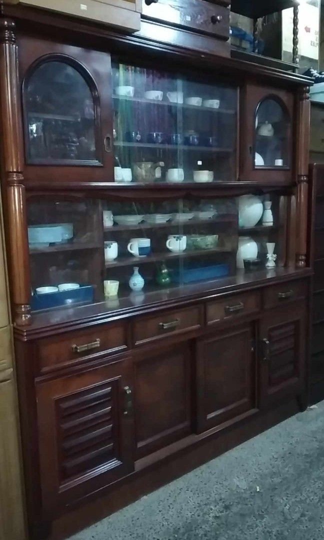 JAPAN EXTRA LONG CHINA DISPLAY BUFFET CABINET, Furniture & Home Living ...