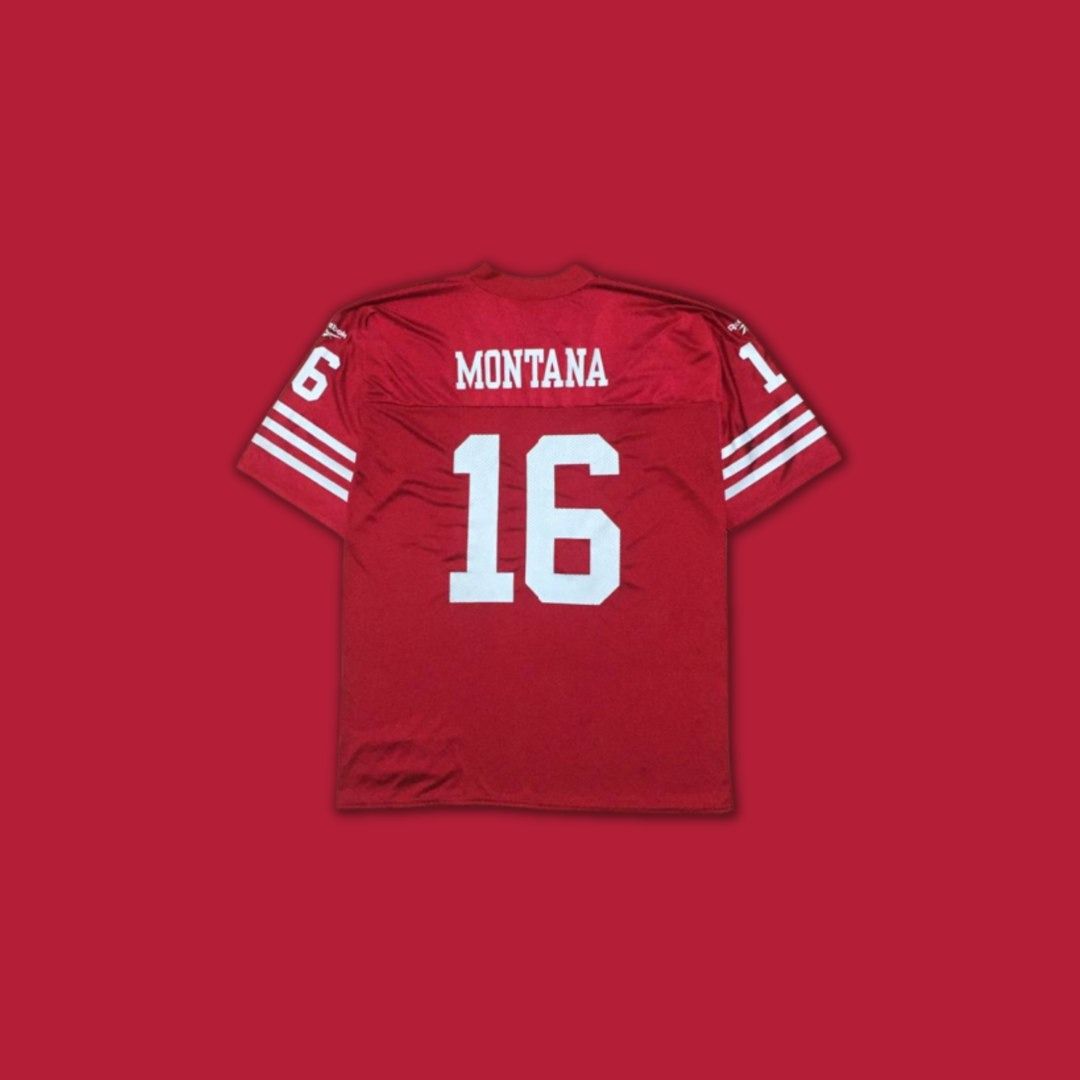 JOE MONTANA SAN FRANCISCO 49ERS HOME THROWBACK JERSEY, Men's Fashion,  Activewear on Carousell