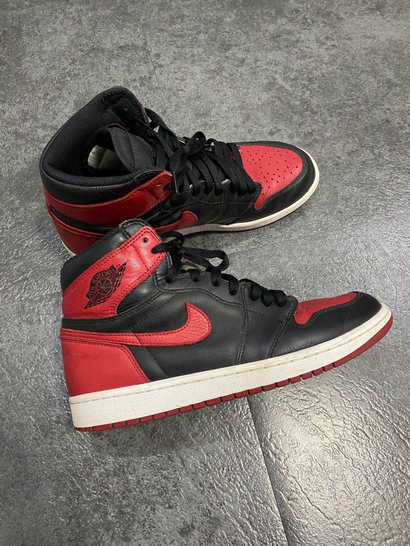 JORDAN 1 BREDS BANNED 2016 Men s Fashion Footwear Sneakers on