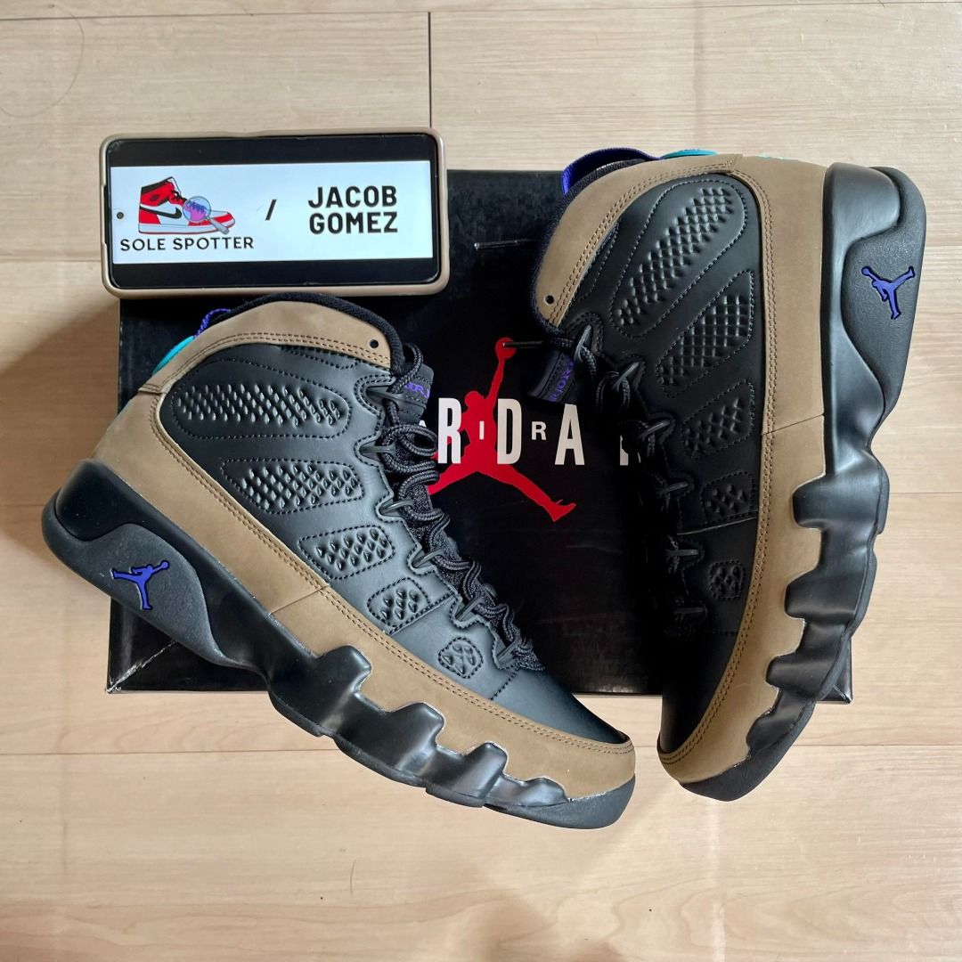 jordan 9 retro olive green