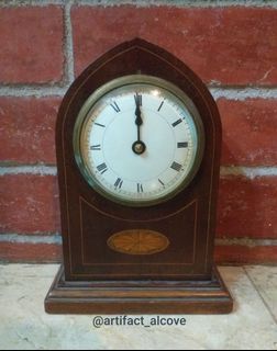 Junghans Germany Vintage Clock Table Mantel Quartz Display Art Deco Antique Victorian