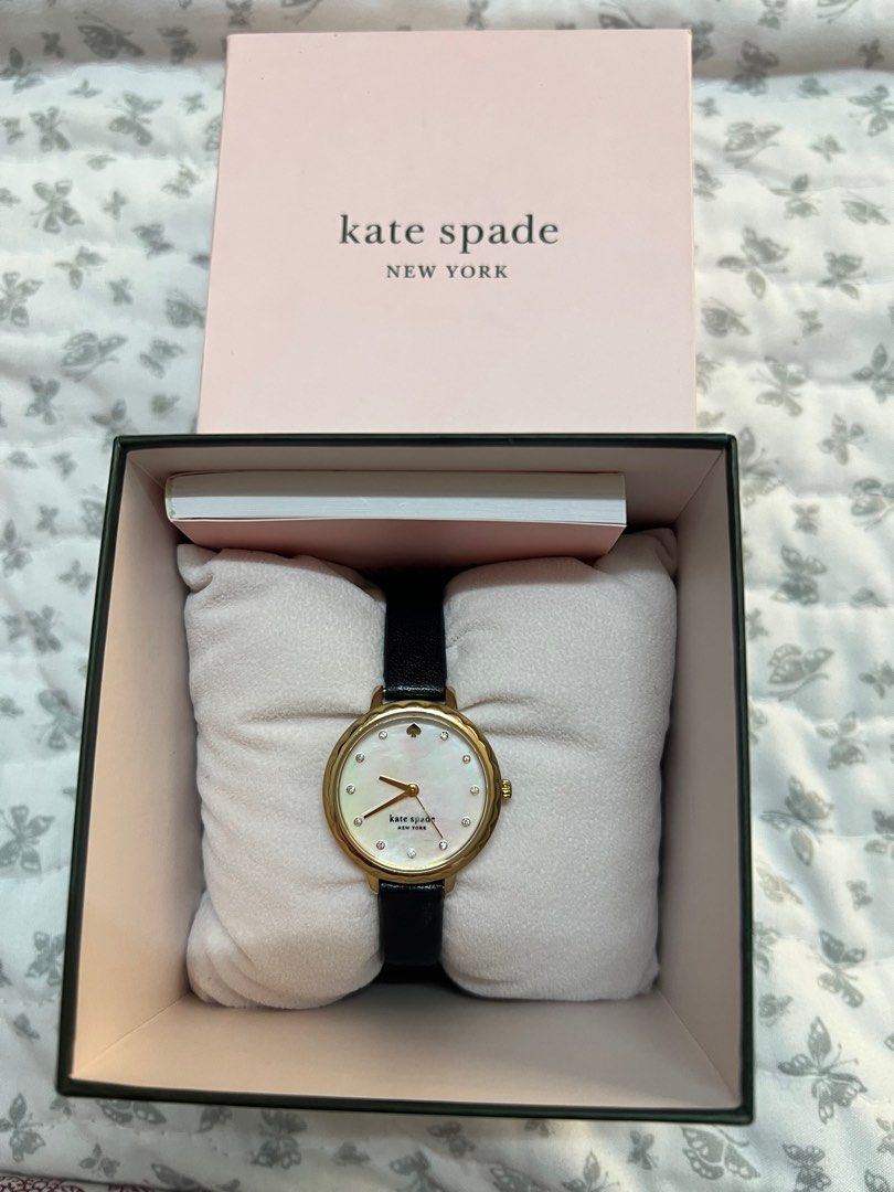 Kate spade black new arrivals watch