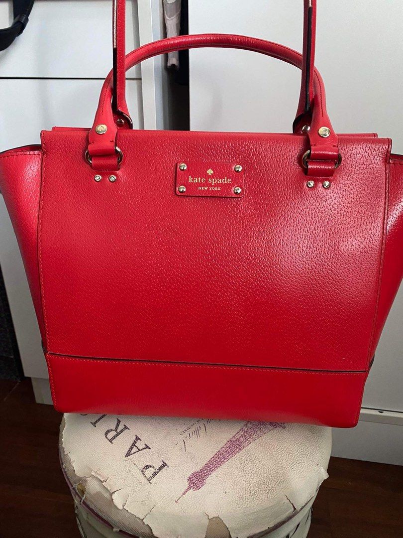 Kate spade red bag Women s Fashion Bags Wallets Shoulder Bags