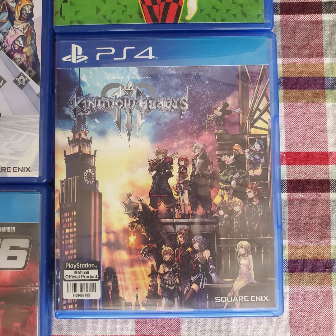 Kingdom Hearts 3 (PS4) (Category: PlayStation) located in Manila. Submitted by ralc95 (Listing ID 1252024530, Image 1). Description: Unlock the magic of worlds beyond imagination with this meticulously maintained Kingdom Hearts 3 PS4 disc. Elevate your gaming experience with this epic title that seamlessly weaves together beloved Disney characters, stunning visuals, and heart-stirring adventures..