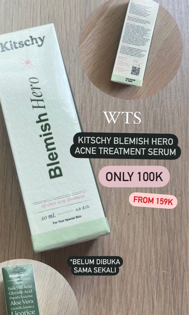Kitschy Blemish Hero Acne Treatment Serum on Carousell