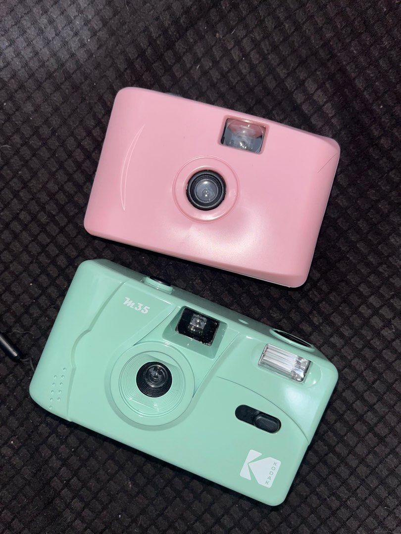 pink reusable kodak camera
