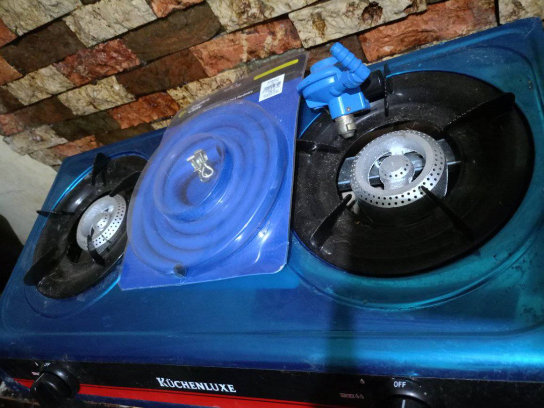 Kuchenluxe 2 burner stove and solane tank on Carousell