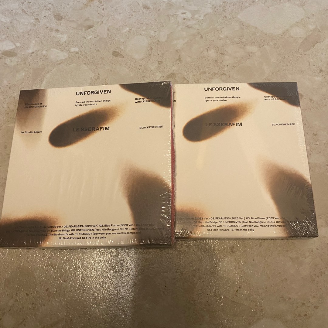 現貨[全新未拆]Lesserafim Unforgiven album 專輯 compact ver (Eunchae), 興趣及遊戲, 收藏 ...