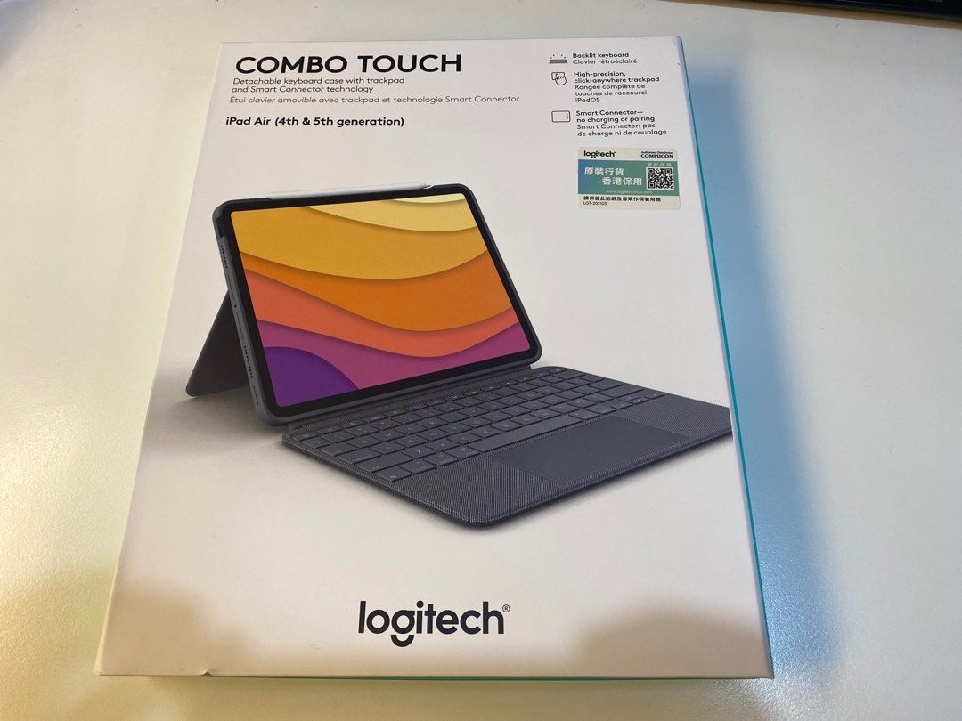 Logitech Combo Touch iPad Air 5, 手提電話, 平板電腦, 平板電腦