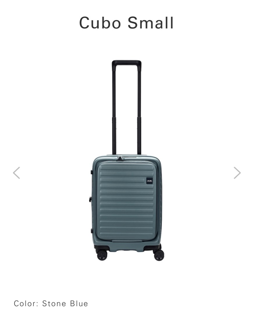 Lojel cubo small cabin sized luggage stone blue Hobbies Toys