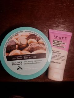 Lotion mark's and Spencer Acure bundle
