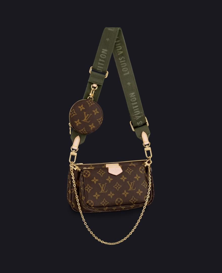 Multi pochette accessoires cloth crossbody bag Louis Vuitton Multicolour in  Cloth - 35861255