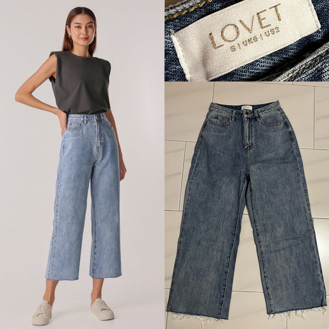 Raw clearance hem jean