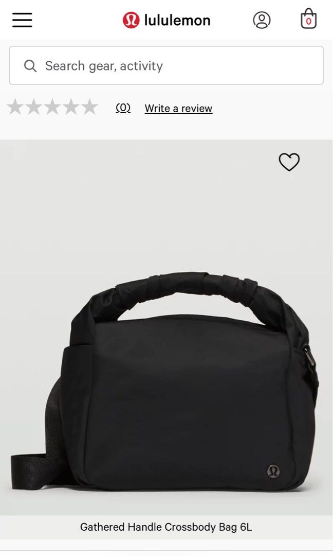 Lululemon Gathered Handle Crossbody Bag Women s Fashion Bags