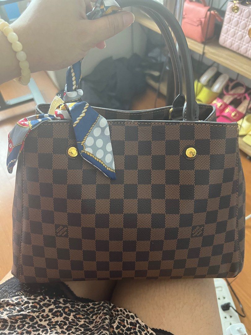 LV Montaigne damier, Luxury, Bags & Wallets on Carousell