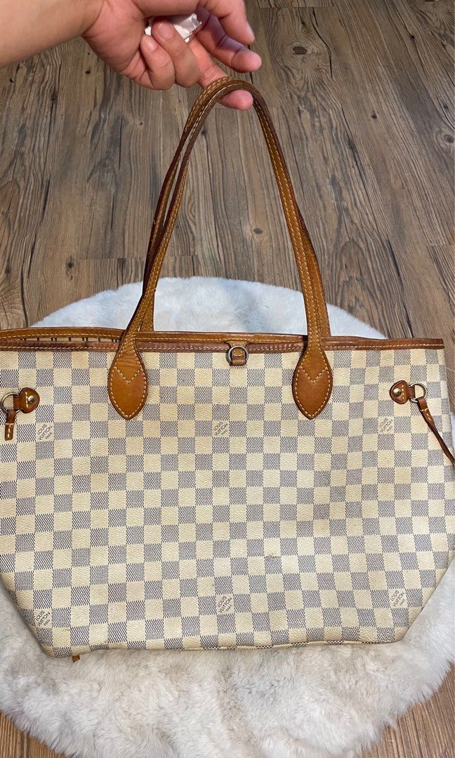Louis vuitton new arrivals neverfull damier azur