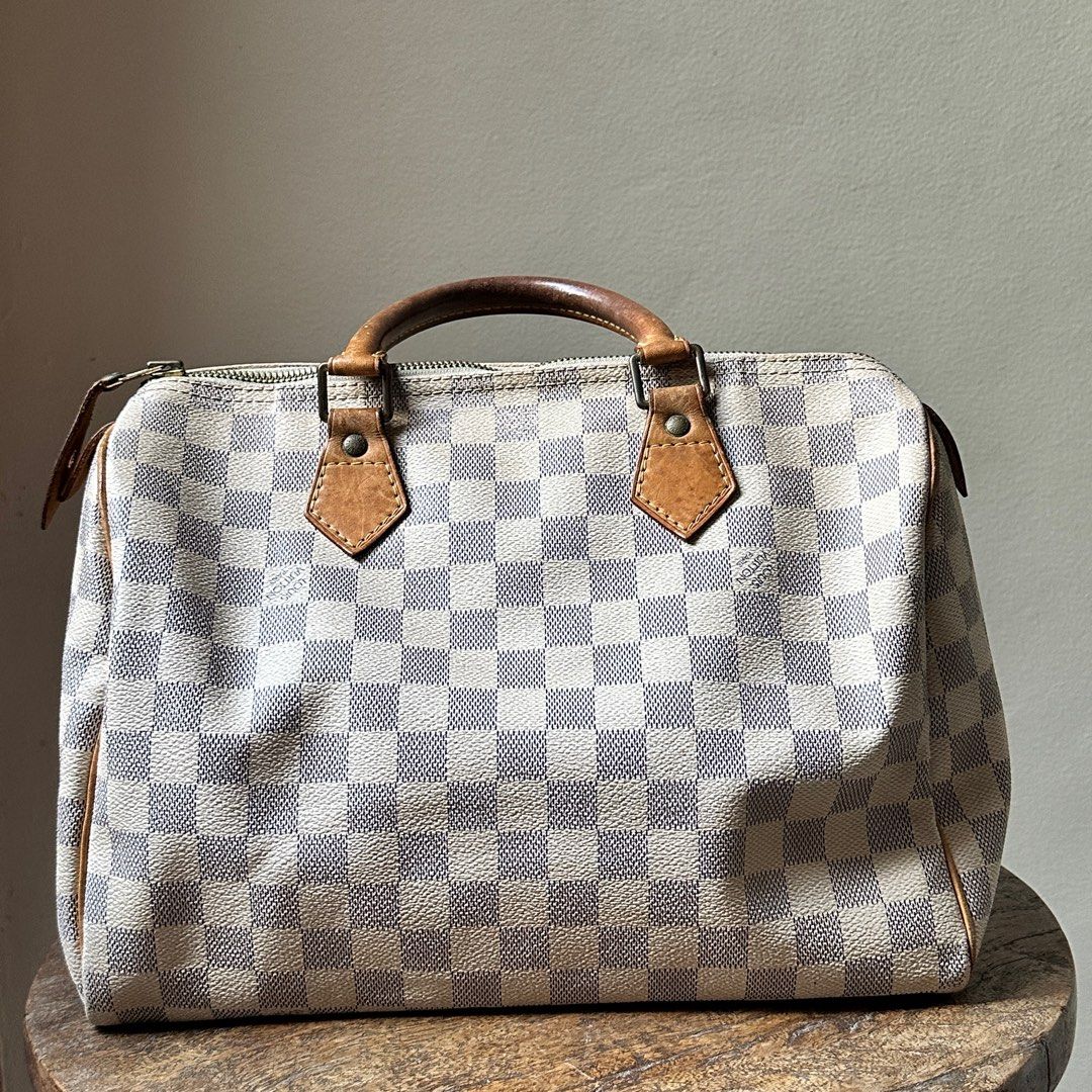 LOUIS VUITTON SPEEDY AZUR, Luxury, Bags & Wallets on Carousell