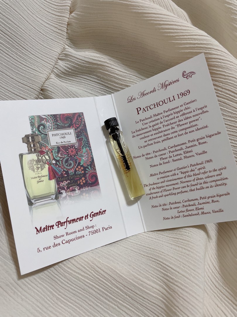Ma tre Parfumeur et Gantier Patchouli 1969 1.6ml